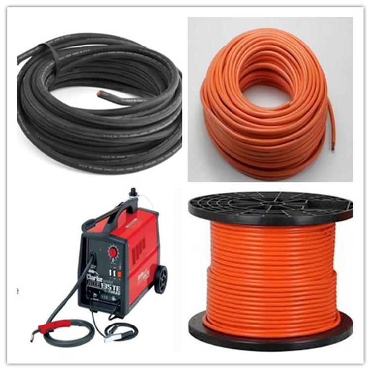 Black Rubber Sheath 200v 95mm2 Flexible Welding Cable