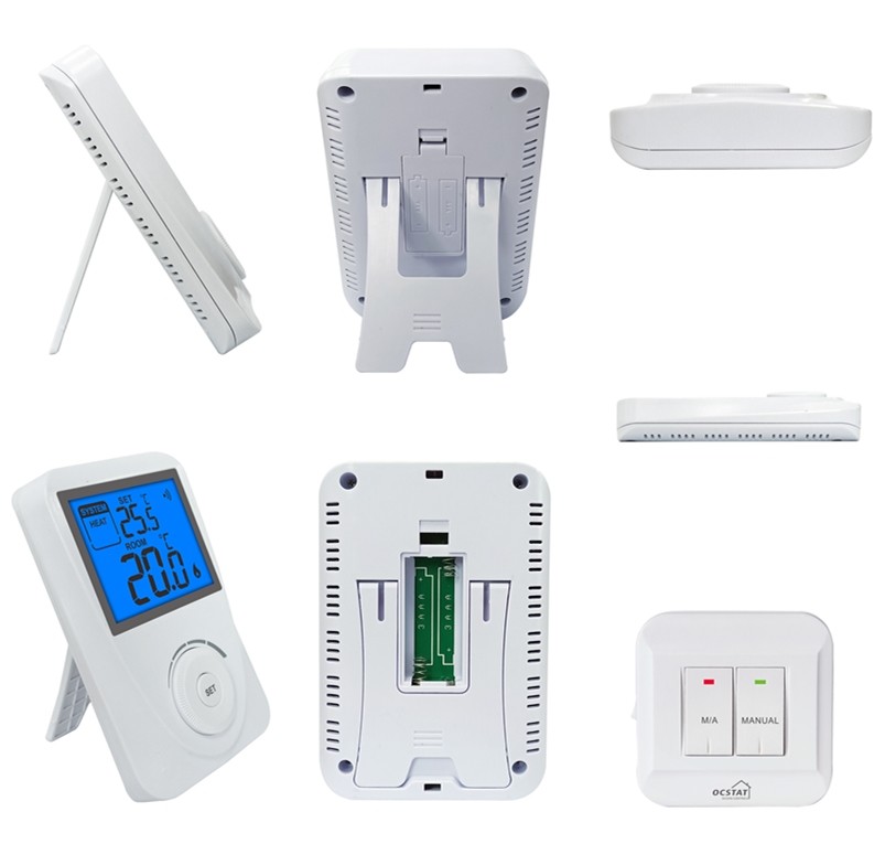 230V 6A Digital Wireless Boiler Thermostat For Hotel Home