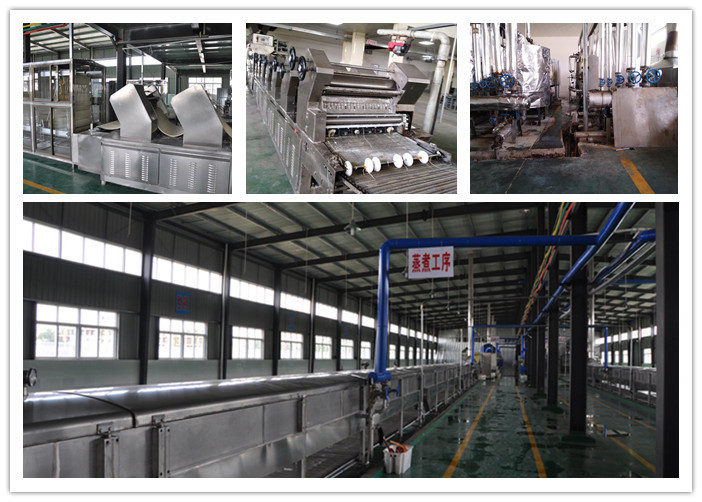 Bag Instant Noodle Production Line , Compact Structure Cup Noodles Machine