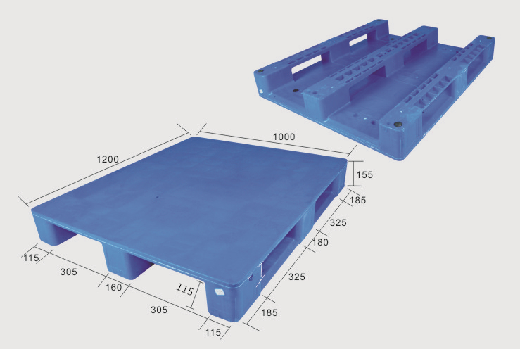Newly plastic pallet special developed reinforced hygienic racking plastic pallets