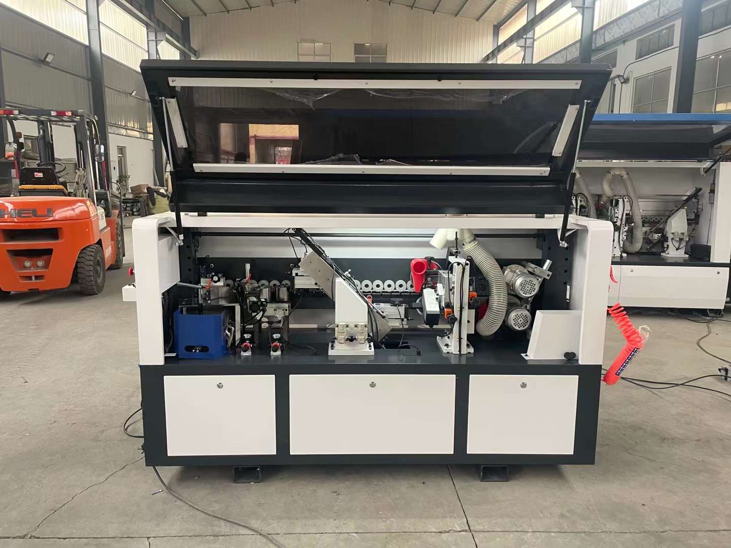 Automatic Woodworking Edge Banding Bander Machinery M4 ES-4 S400 with Gluing Function