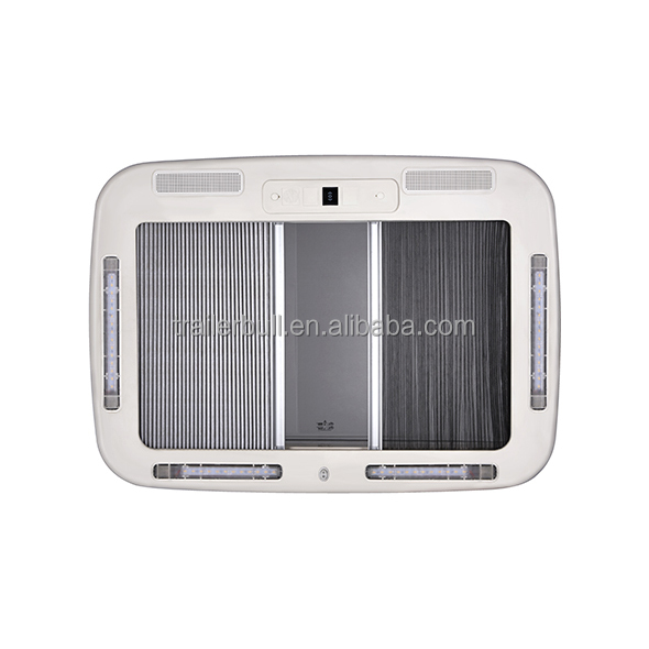 Crank Operated Manual Open RW3 700x500 Roof Hatches for DIY Cab-over Truck Camper Bed