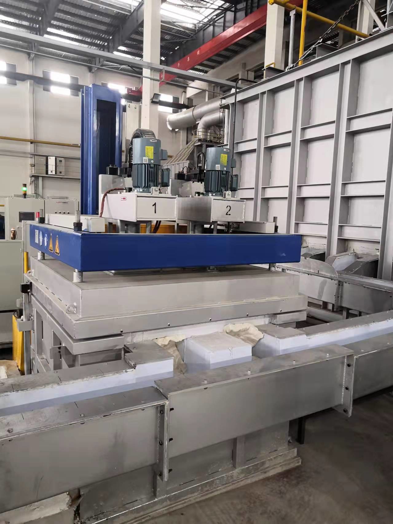 100-500 Rpm Rotating Speed In Line Rotary Degassing Unit With Three-phase Four-wire Power Supply