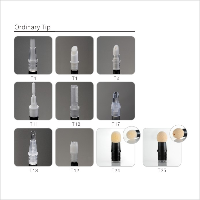 2.8ml Cosmetic Pen Packaging Vacuum Liquid Empty Concealer Tube With Applicators
