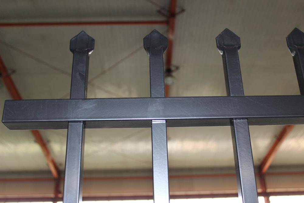 2100mm*2400mm Tubular Picket Fence Heat Treated