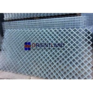 China Rhombus Opening Hot Dipped Galvanized Welded Wire Mesh , Stainless Steel Wire Mesh Panels on sale