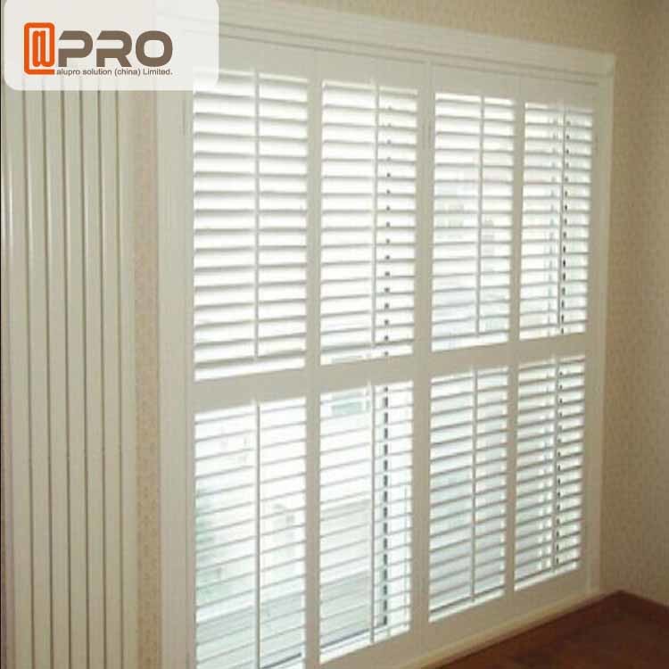Customized Indoor Aluminium Louver Window L Fame And Z Frame Optional