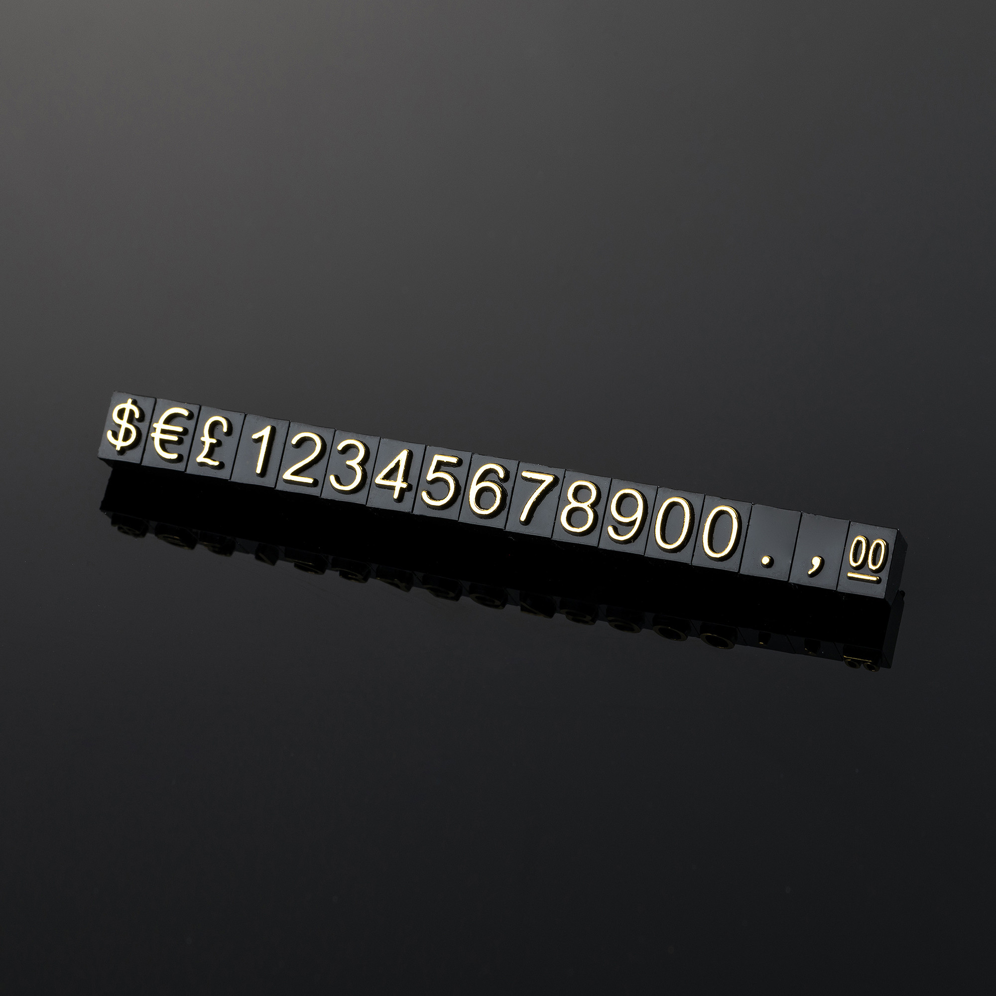 6x4mm Jewellery Display Price Digital Cube For Retail Shop Display Customizable