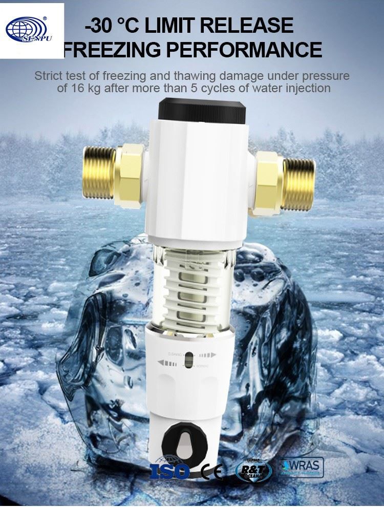 Residential Reusable Sediment Spin Down Filter Household Water Purifier