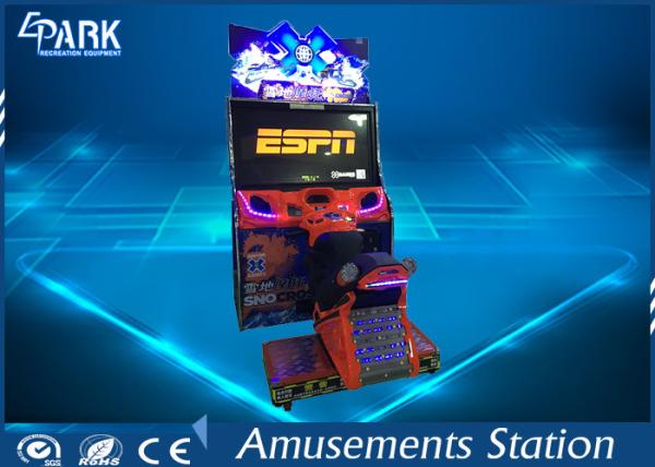 Fashion Appearance Racing Game Machine Coin Operated Snow Cross Motorcycle For