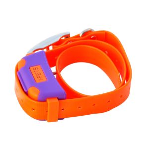 Bluetooth 4.0 Remote Pet Training Collar Orange With i-Phone Controller
