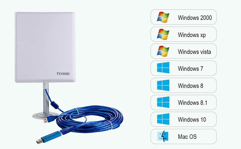 Waterpoof Directional Outdoor WiFi Antenna 150mbps Desktop