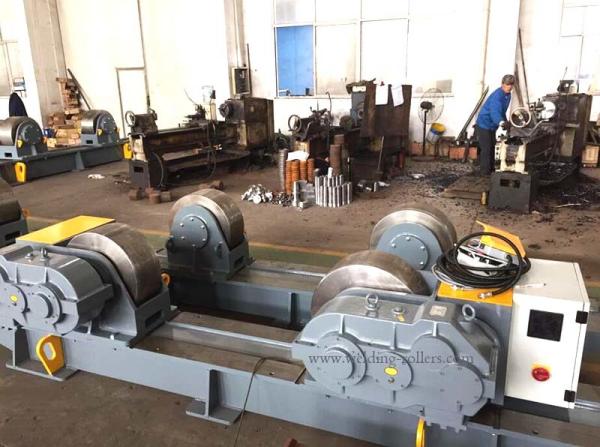 Tank Welding Equipment , 100T Heavy Duty Conventional Welding Rotator Bolt
