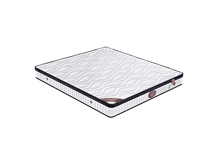Coil Spring Hotel Pillow Top Mattress , Waterproof Durable Mattress For Hotel Room