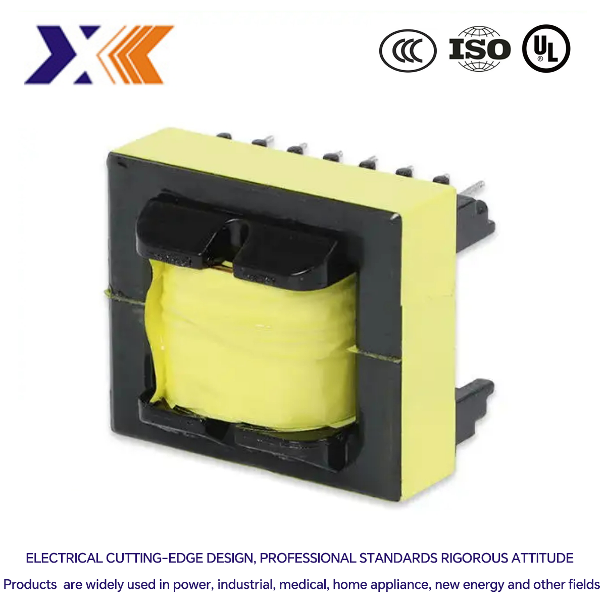 Energy Ei Series Power Transformer Low and High Frequency EI Transformer For Pcb Board
