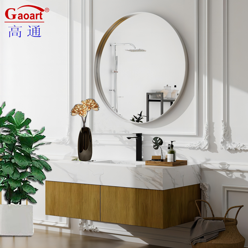Full Length Salon Toilet Silver Glass Mirror with Aluminium Alloy Frame