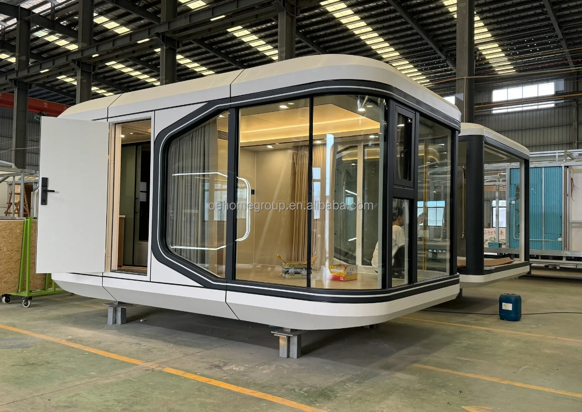 Fully Assembled Prefab Houses Customized Small Prefab House For Guard Room Prefab House Kit