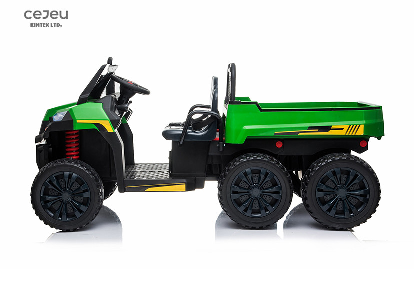 Electric 6 Wheels 12 Volt Ride On Tractor 150*78*71CM ASTM F963