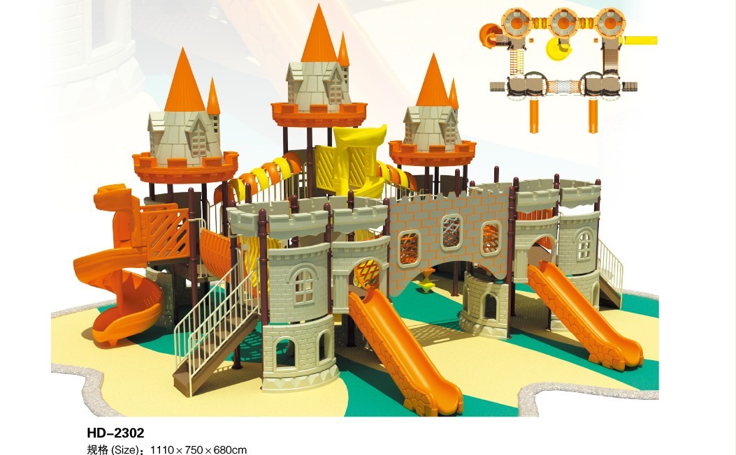 Wholesale Colorful Plastic Kids Outdoor Playground Equipment with CE Certificate