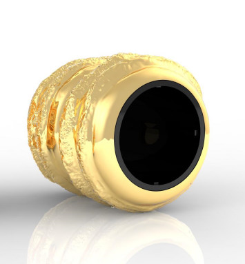Preminum Hamburger Shaped Zamak Perfume Caps Zinc Alloy Cutsomized Perfume Set