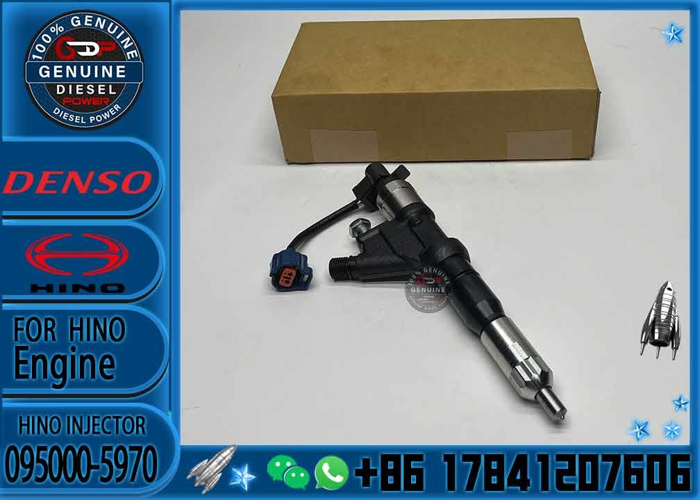 Injector For HINO Diesel Fuel Injector 095000-5972 095000-5970 095000-5971 23670-E0360 For HINO 700 Series E13C