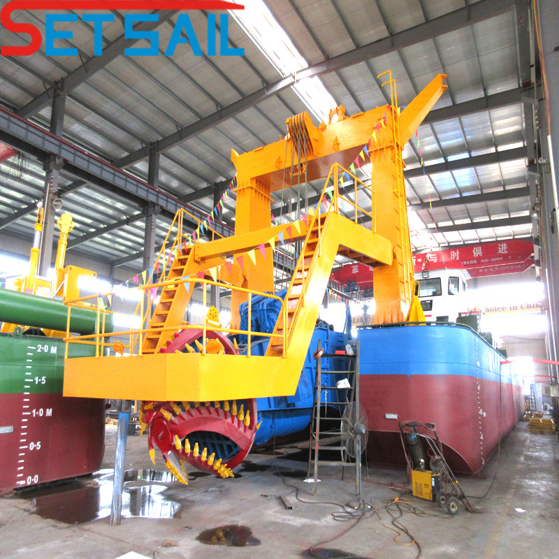 Hydraulic Water Flow 800m3 Cutter Suction Dredger with Diesel Engine