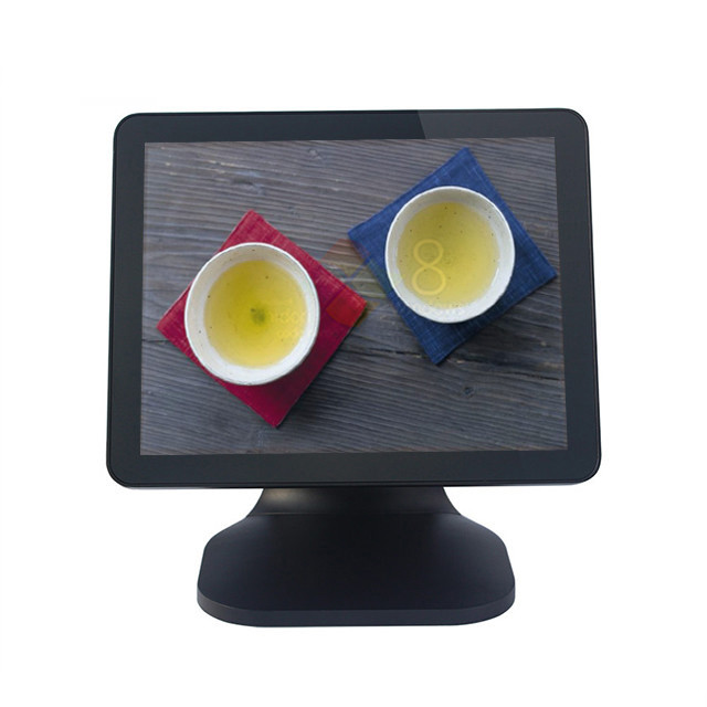  15&quot; 10 Points Capacitive Touch Screen Point Of Sale Devices Black Color Manufactures