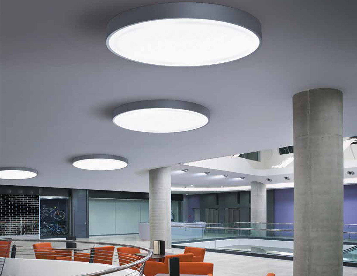 2700K-6500K Ceiling Round Led Panel Light Dimmable Customized