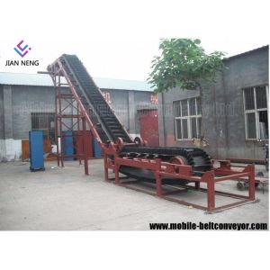 Flat And Inclined Mobile Conveyor Belt System For Truck Loading And Unloading