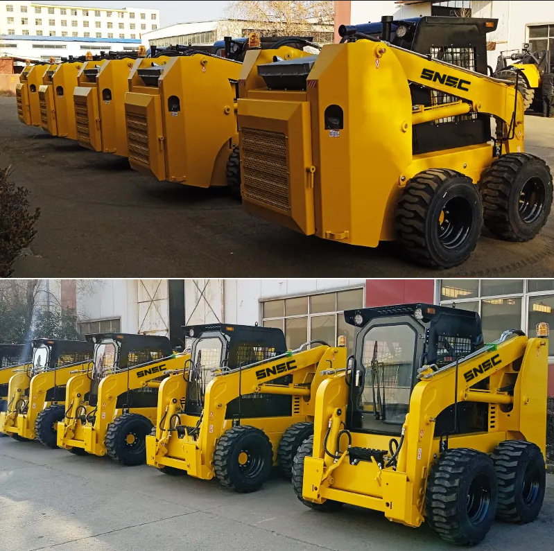 Euro 5 CE EPA Compact Wheel Skid Steer Loader 500kg 800kg 1050kg Small Mini Skidsteer Track Loader Cargadora