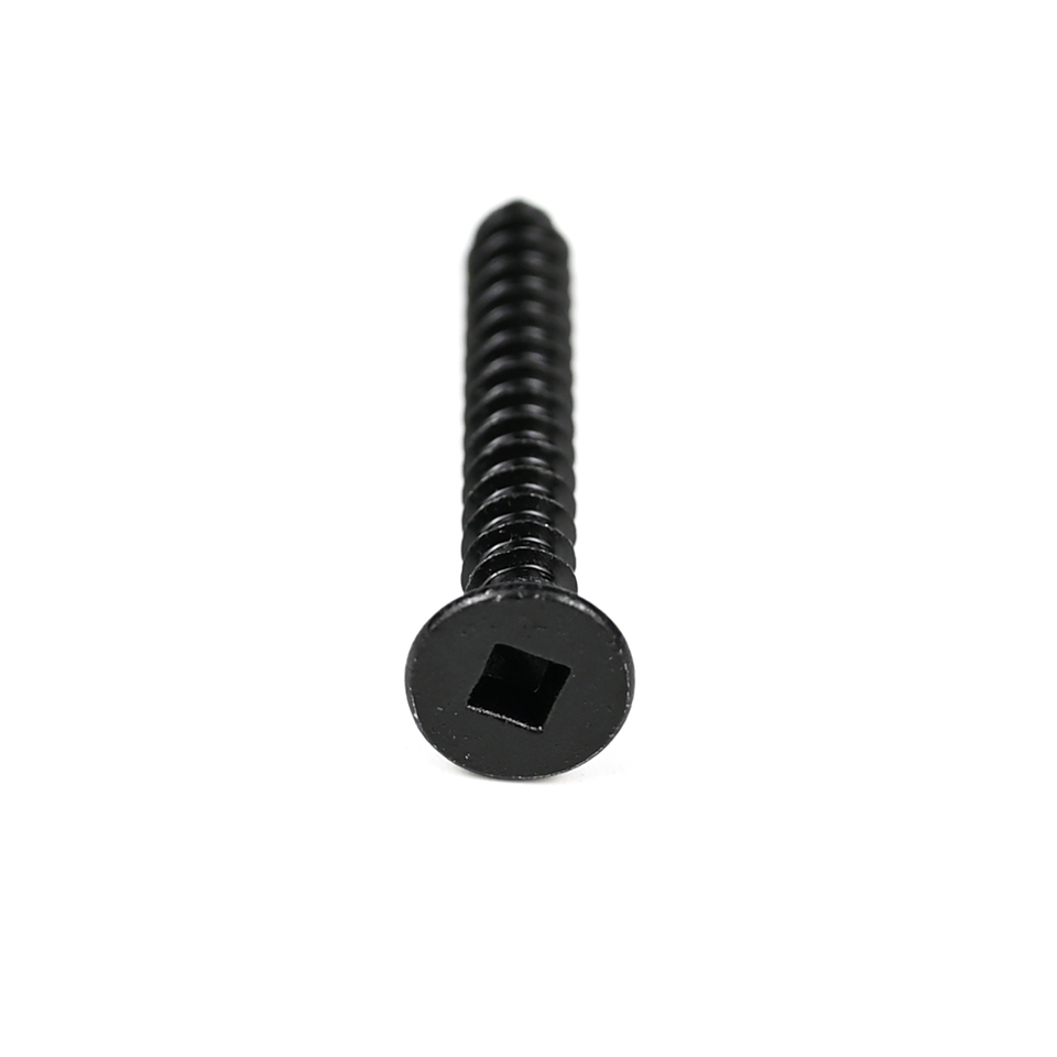 ZINC Black Stainless Steel Square Countersunk Flat Head Wood Screws