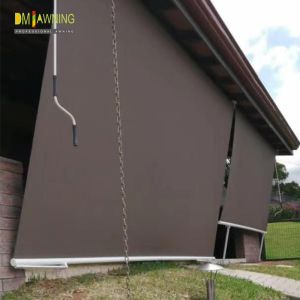 Vertical Universal Retractable Window Awnings Remote Control