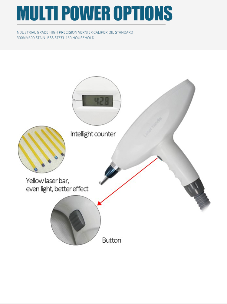 1320w Q Switch Nd Yag Laser Machine Commercial Tattoo Removal Beauty Machine Painless
