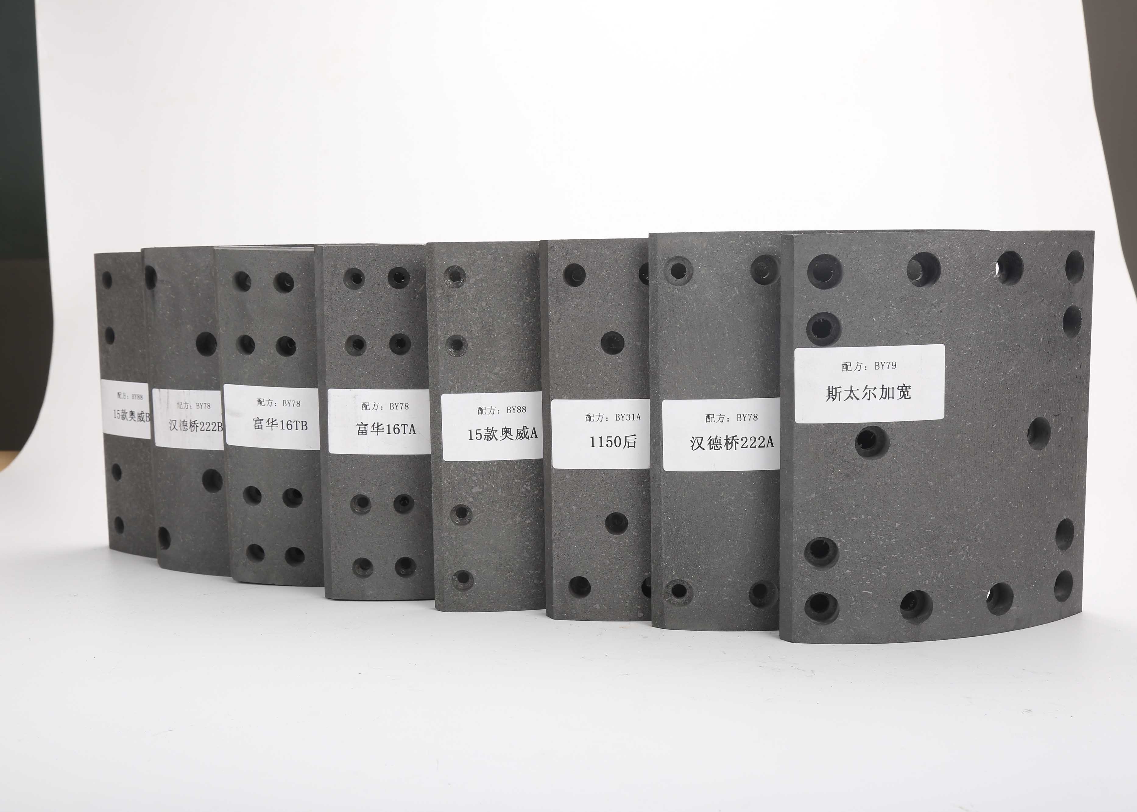 Yutong Truck Brake Linings , Drum Bus Brake Linings BAIYUN Band