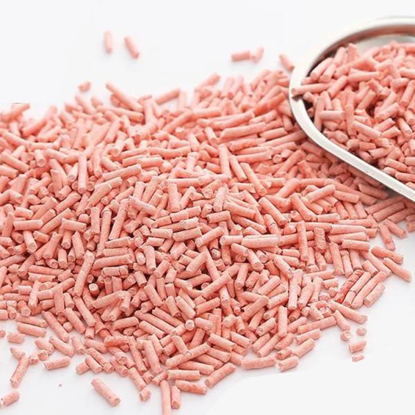 Juicy Peach Scent Tofu Cat Litter Odor Control Tofu Cat Litter Sand Effortless Scooping No Dust Clouds Super Absorbent