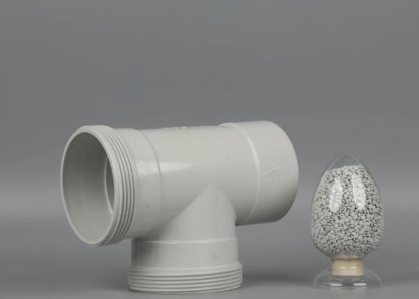PVC Compound Granule White Hard Rigid Upvc PVC Raw Material For Bend Pipe
