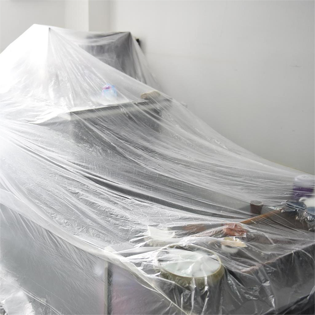 Clear Plastic Drop Cloth Dust Sheet for Painting Other Household Products Manufactured
