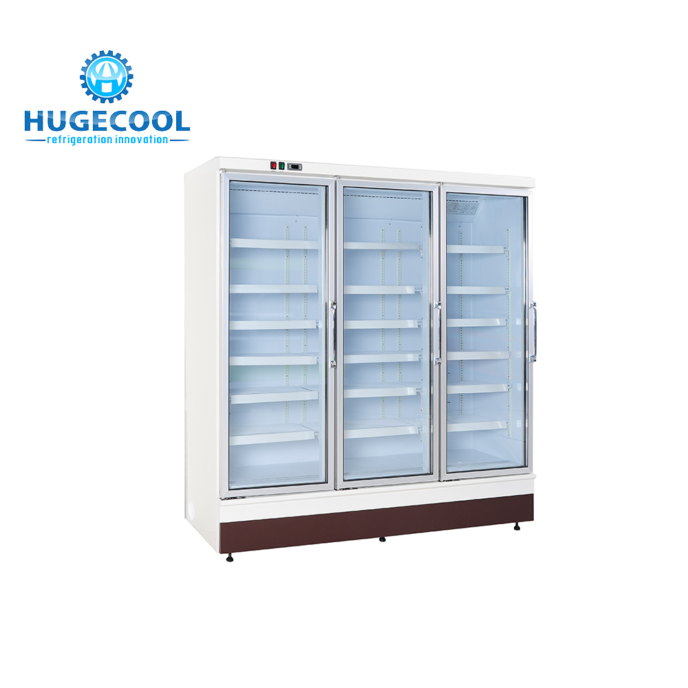 Air Cooled Convenience Store Fridge Customized Size With Two / Three Doors