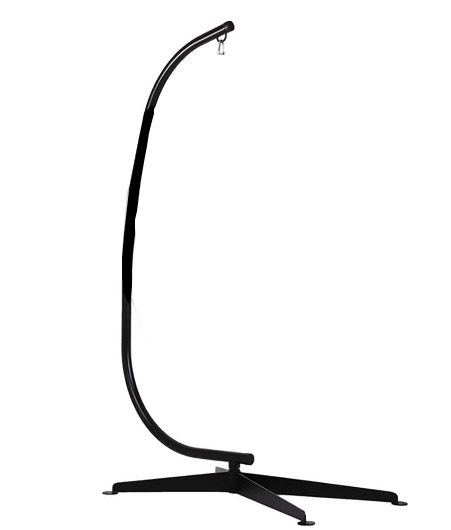Sturdy Metal C Type Frame Hammock Chair Stand with Modern Design and 300LBS Capacity