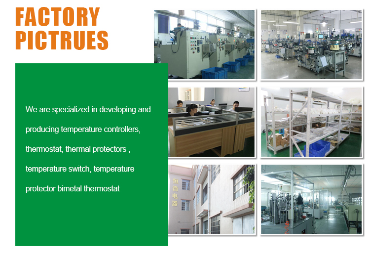Thermal Protectors Mini Bimetallic Thermostat Switch JUC-31F For Commercial Product