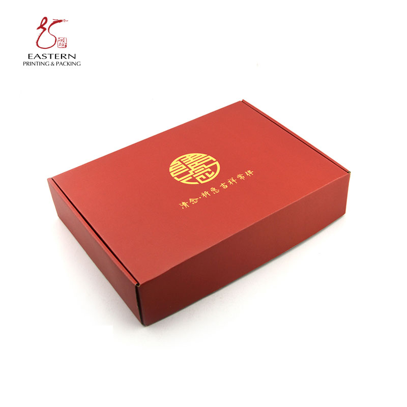 Tuck Top Corrugated Cardboard Shipping Boxes Custom Colored Printing