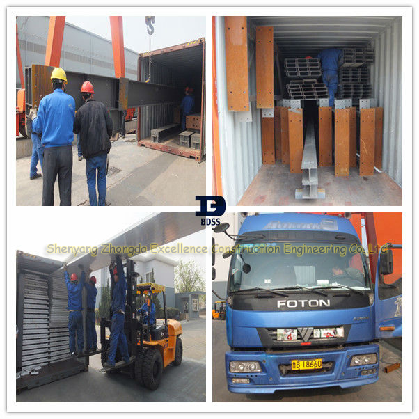 ASTM BS Multi Floor Steel Fabricated Buildings For Workshop Warehouse