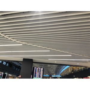Linear Aluminum Composite Ceiling Sound Baffles Sound Proofing Panels Building