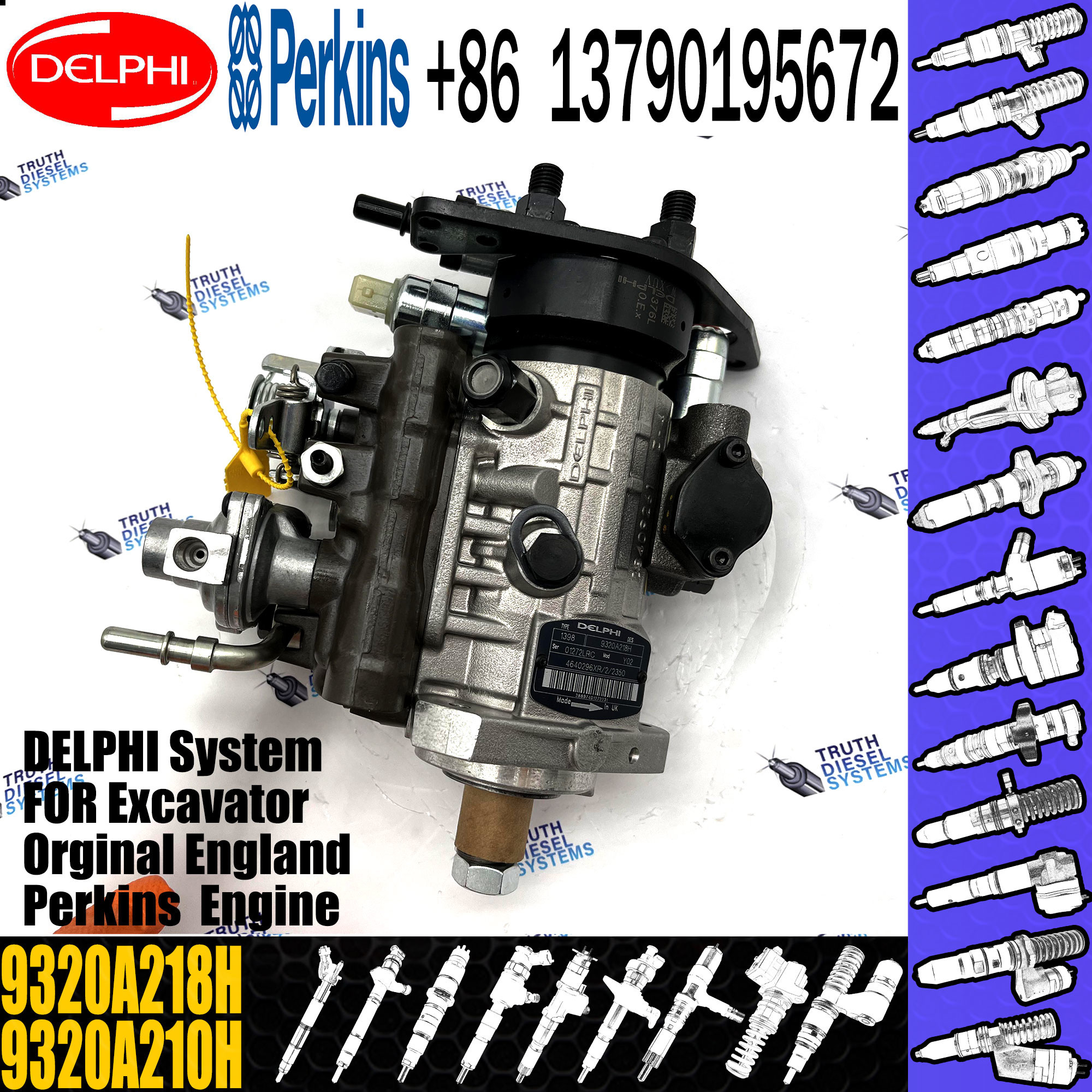 9320A210H Diesel Engine Fuel Pump Common Rail Fuel Injection