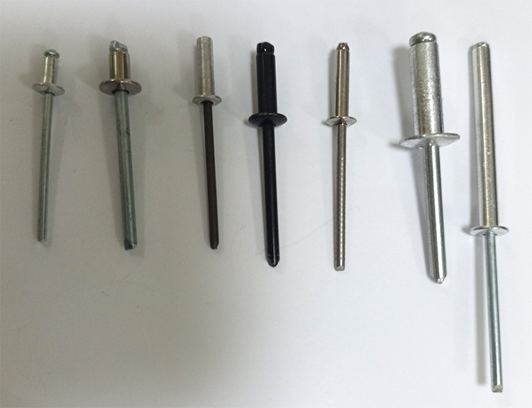 Colored And Sliver Open Type Domed Head Aluminium Blind Pop Rivets DIN7337