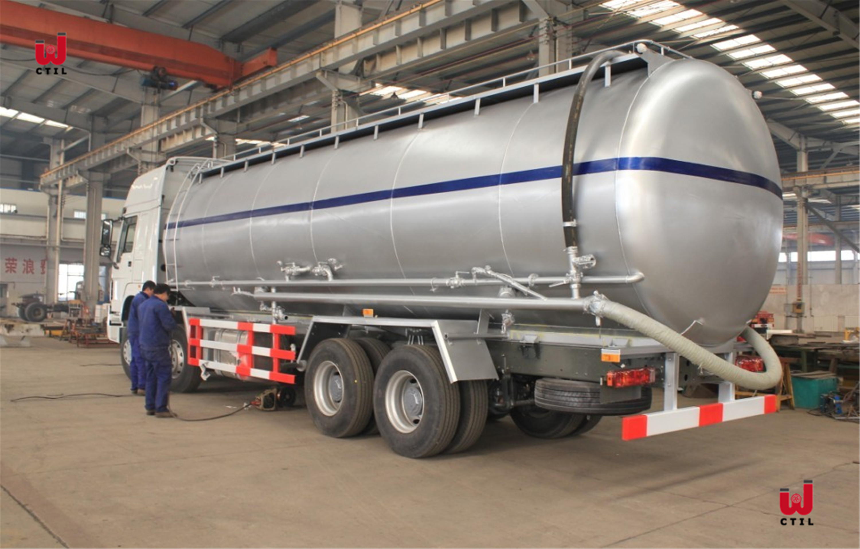GSG HOWO 8X4 12 Wheelers Cement Tanker Trailer Euro II