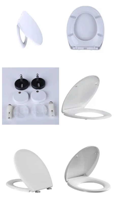 Modern Design Soft Close Antibacterial Toilet Seat With Top Fix And Sustainable Finish