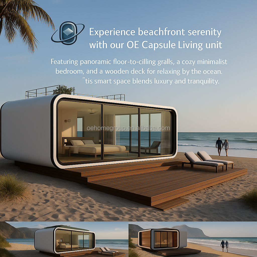 Fully Assembled Prefab Houses Customized Small Prefab House For Guard Room Prefab House Kit