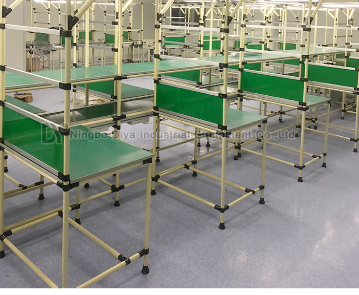 Dual Face Turning Conveyor Belt Line Automated Conveyor Systems For Material Transfer