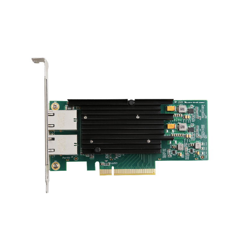 10G/5G/1G 2 Port RJ45 lan Card multiple network speeds sever lan Card Quality of Service (QOS) support Runs up to 10Gbps